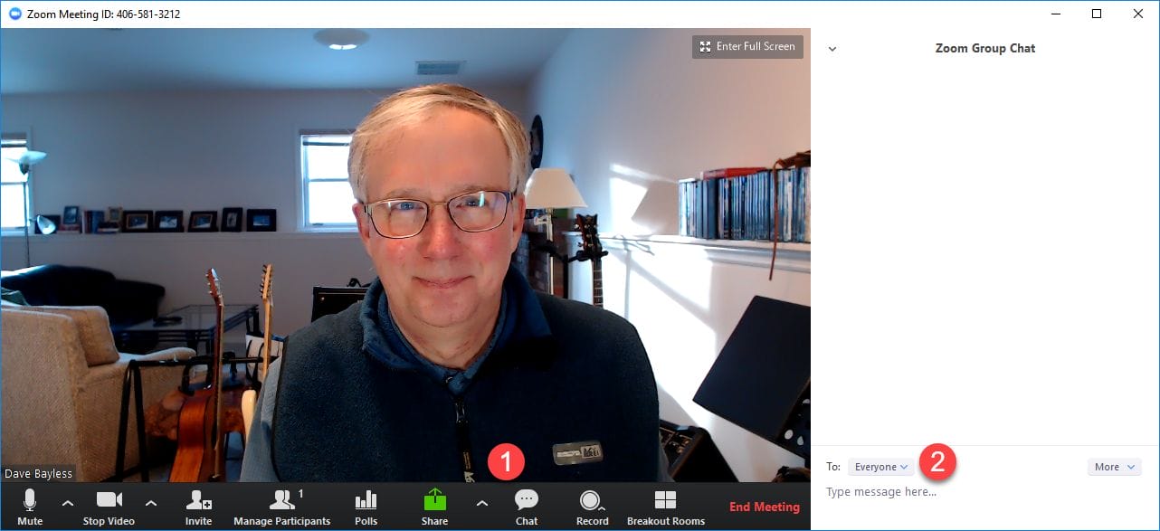 Opening the Chat Window